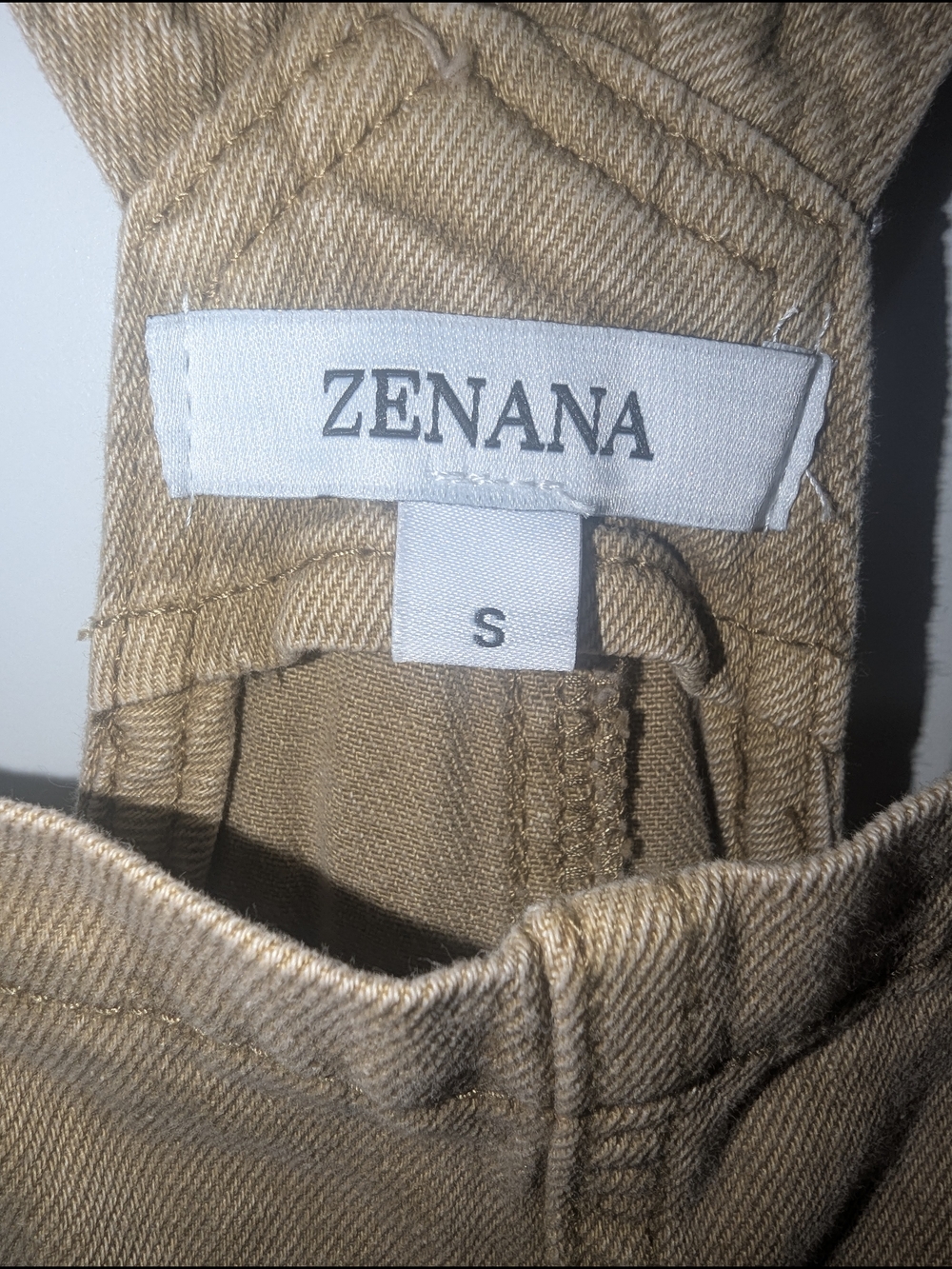 Zenana Outfitters Niccola Knot Strap Wide-Leg Demin Overalls - Picture 5 of 6